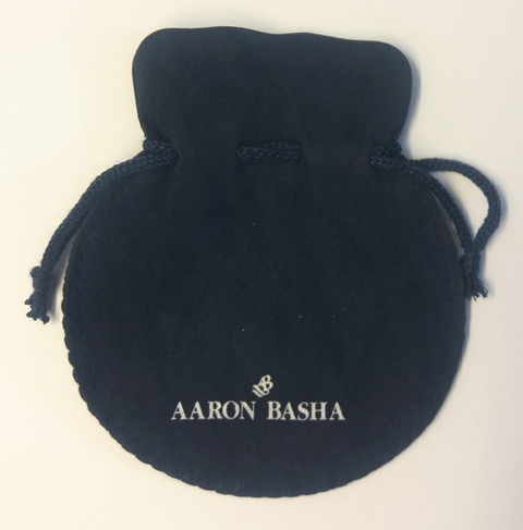 Aaron Basha Мешочек синий 11,5*10 см