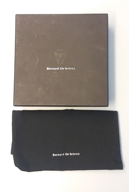 Bernard Deletrez  Коробка  с мешочком  под ремень  BD-00251 черная 18,5*18,5cm