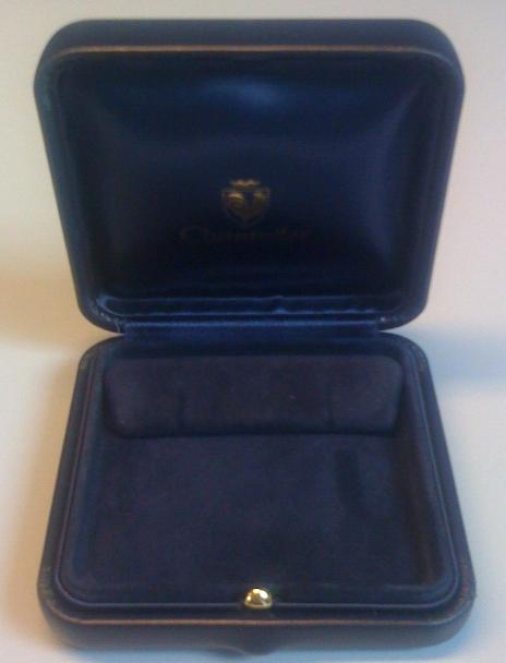 CHANTECLER Коробка серьги (подвеска)  7х7 blue