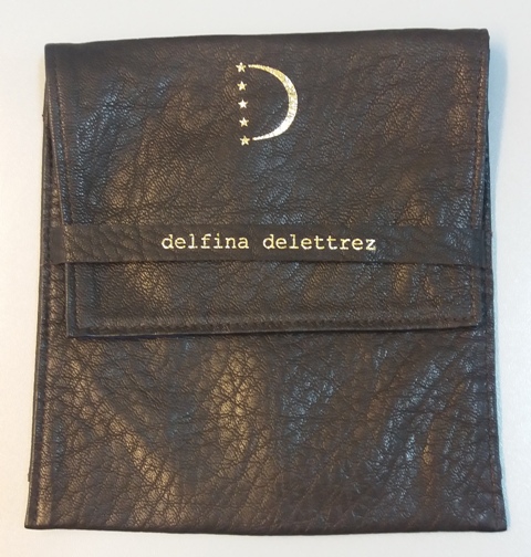 Delfina Delettrez  мешочек коричневый кожа 12,7 * 13,5см