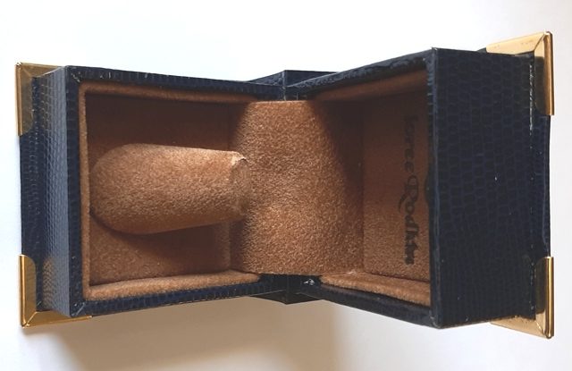 LOREE RODKIN  Коробка синяя ящерица (кольцо) 5,5*5,3*4