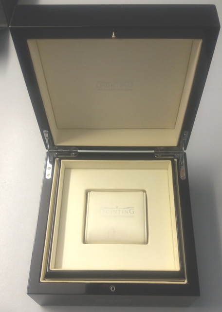 Quinting  Коробка  черная под часы 18*18*10