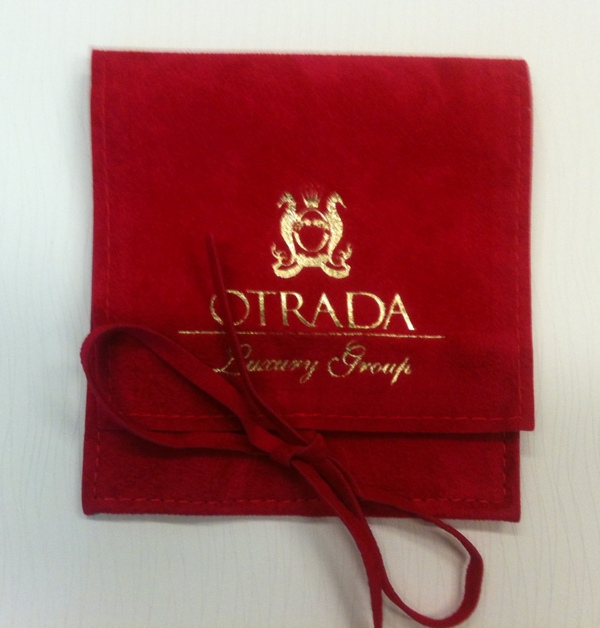 TO BE PACKING Мешочек красный 10007 LEATHER POUCHES  IN VELVET