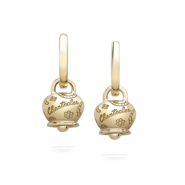 40604 Small Campanella Suamem earrings in yellow gold