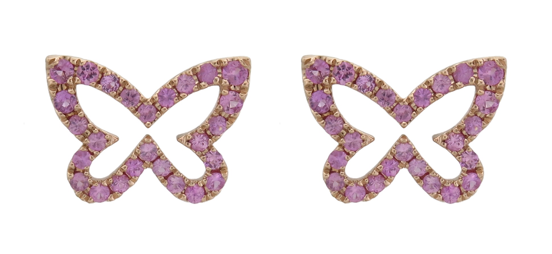 L2138615 IEG3751M01M 18K RG with Pink Sapp/Pink Sapp Earring