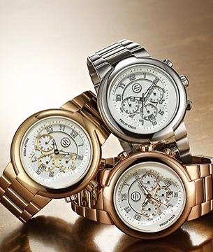 31-AGW-GSS Lady Gold  Plated  Case, White  Dial, Gold Plated Bracelet